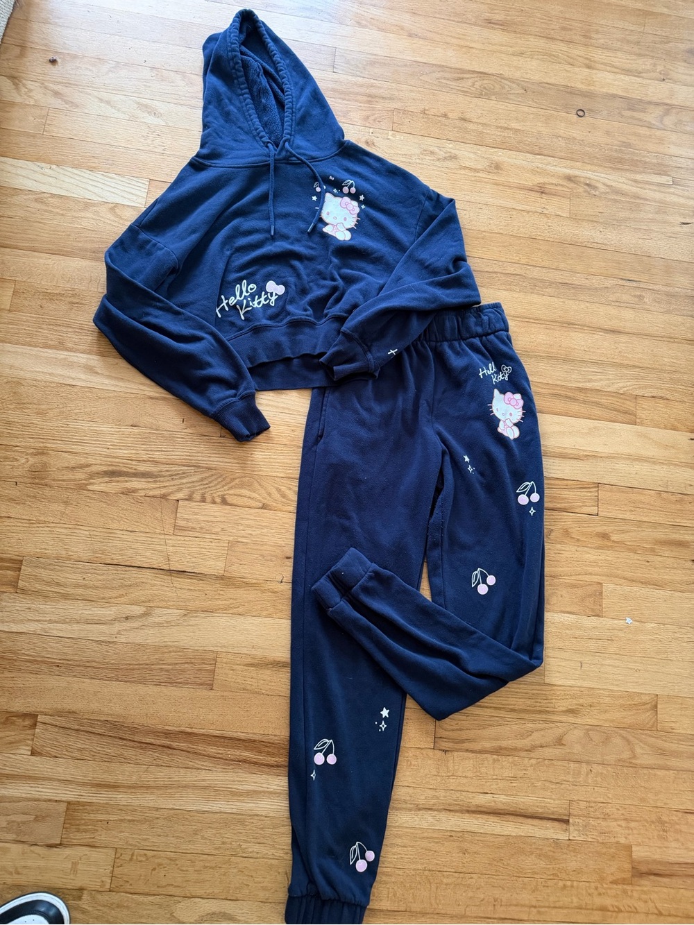 Hello Kitty Navy Hoodie & Jogger Set